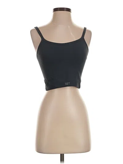 Pre-owned Set Active Sports Bra In Black