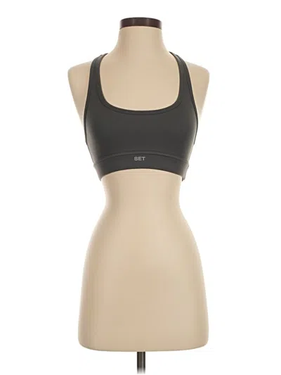 Pre-owned Set Active Sports Bra In Black