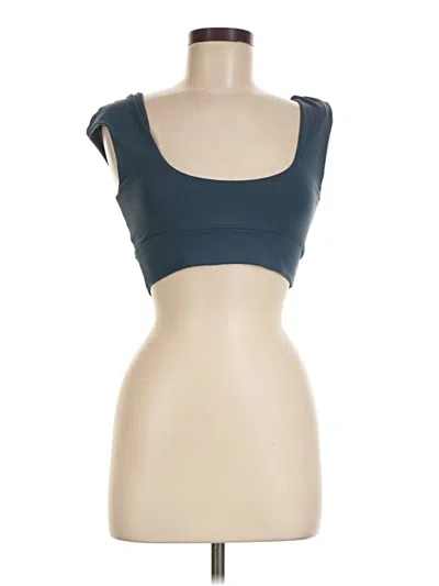 Pre-owned Set Active Sports Bra In Blue