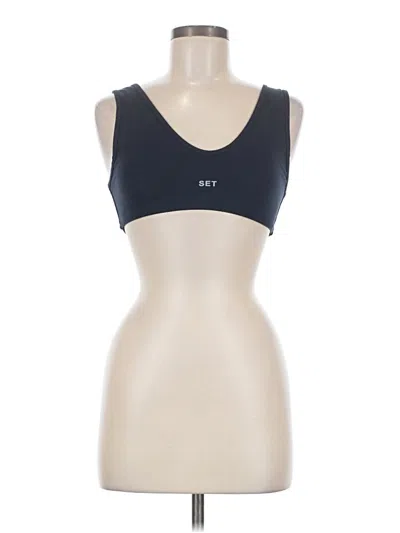 Pre-owned Set Active Sports Bra In Blue