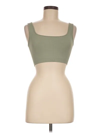 Pre-owned Set Active Sports Bra In Green