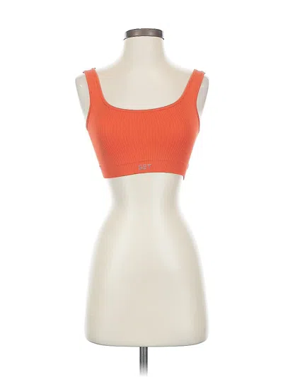 Pre-owned Set Active Sports Bra In Orange