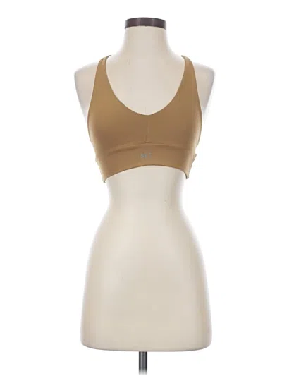 Pre-owned Set Active Sports Bra In Tan