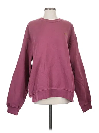 Pre-owned Set Active Sweatshirt In Burgundy