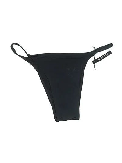 Pre-owned Set Active Swimsuit Bottoms In Black