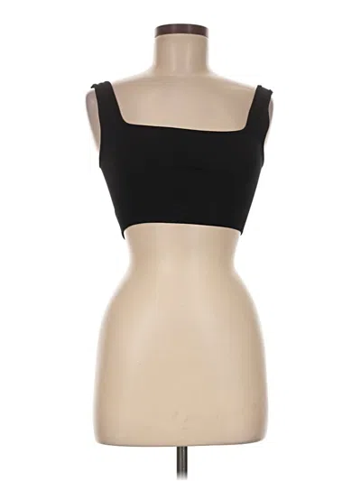 Pre-owned Set Active Tank Top Black Strapless Neckline Tops
