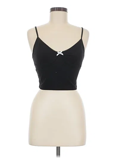 Pre-owned Set Active Tank Top Black Strapless Neckline Tops
