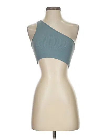 Pre-owned Set Active Tank Top Blue Strapless Neckline Tops