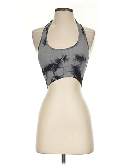 Pre-owned Set Active Tank Top Gray Halter Neckline Tops