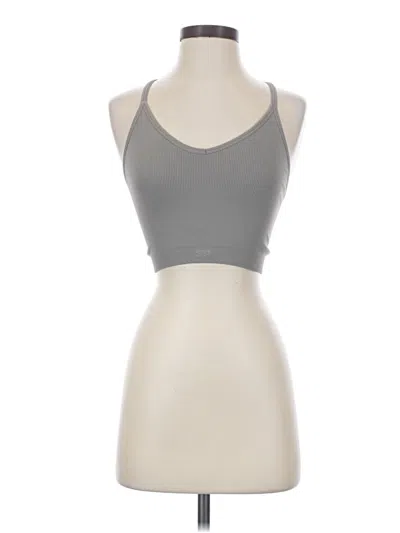 Pre-owned Set Active Tank Top Gray Halter Neckline Tops
