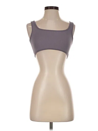 Pre-owned Set Active Tank Top Gray Strapless Neckline Tops