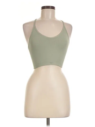Pre-owned Set Active Tank Top Green Halter Neckline Tops