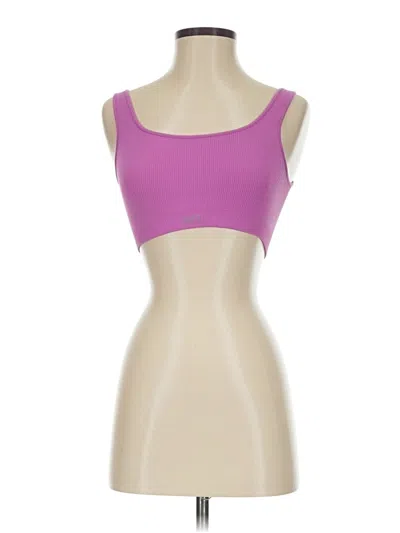 Pre-owned Set Active Tank Top Purple Strapless Neckline Tops