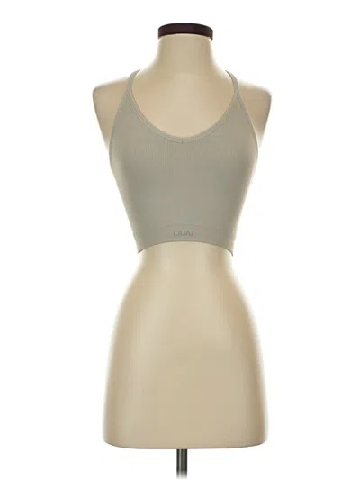 Pre-owned Set Active Tank Top Tan Halter Neckline Tops