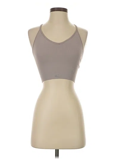 Pre-owned Set Active Tank Top Tan Halter Neckline Tops