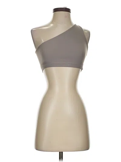 Pre-owned Set Active Tank Top Tan Strapless Neckline Tops