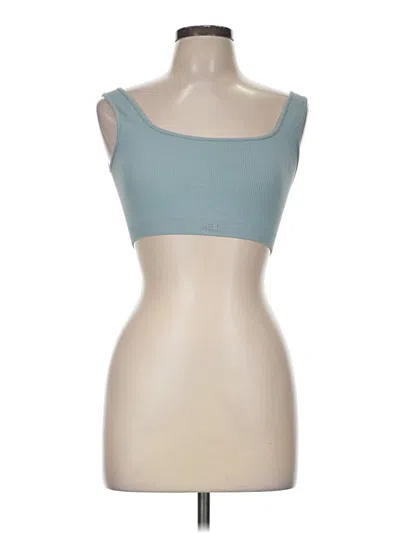 Pre-owned Set Active Tube Top Blue Strapless Neckline Tops