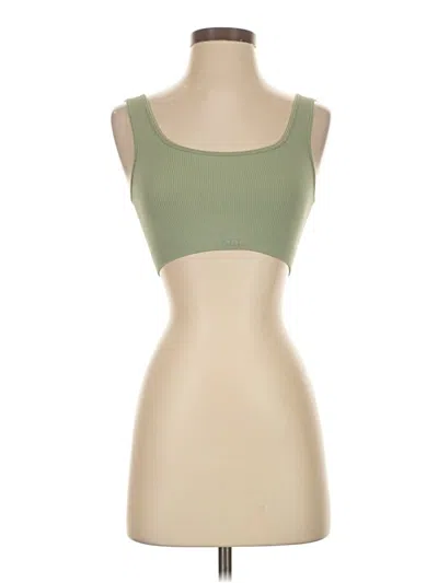 Pre-owned Set Active Tube Top Green Strapless Neckline Tops