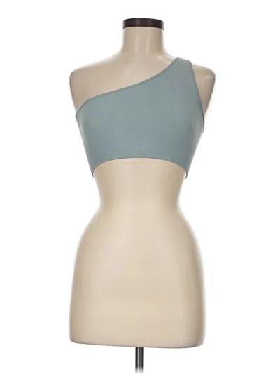 Pre-owned Set Active Tube Top Teal Strapless Neckline Tops