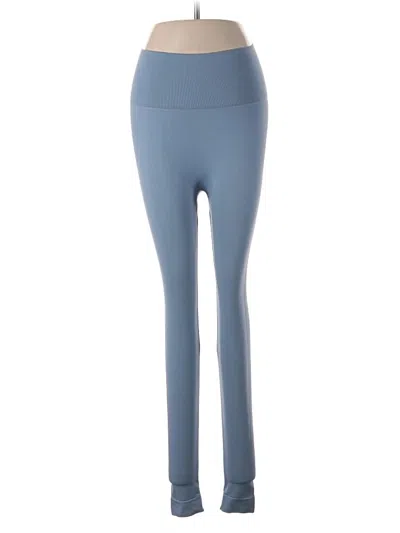 Pre-owned Set Active Yoga Pants In Blue