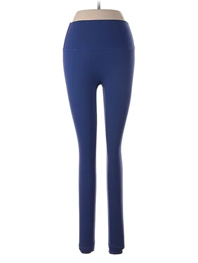 Pre-owned Set Active Yoga Pants In Blue