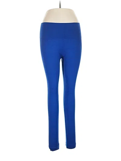 Pre-owned Set Active Yoga Pants In Blue