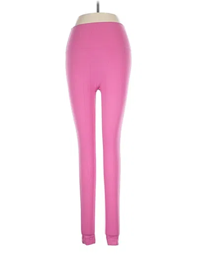 Pre-owned Set Active Yoga Pants In Pink