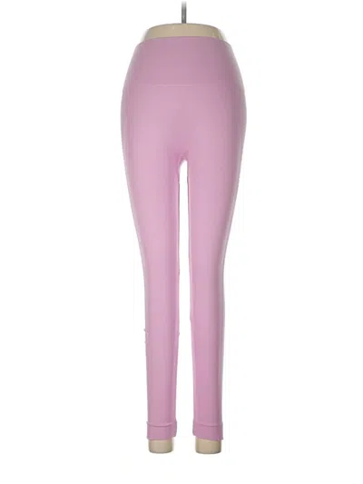 Pre-owned Set Active Yoga Pants In Pink