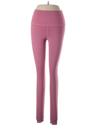 Pre-owned Set Active Yoga Pants In Pink