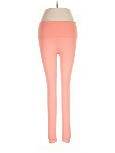 Pre-owned Set Active Yoga Pants In Pink