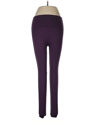 Pre-owned Set Active Yoga Pants In Purple