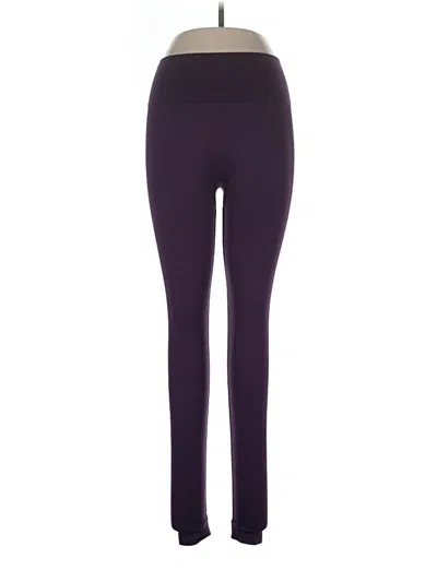Pre-owned Set Active Yoga Pants In Purple
