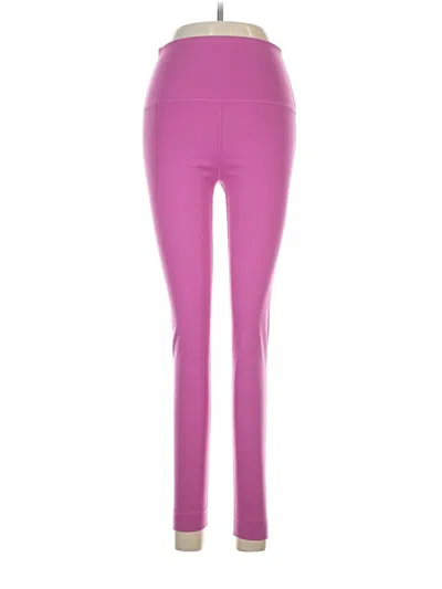 Pre-owned Set Active Yoga Pants In Purple