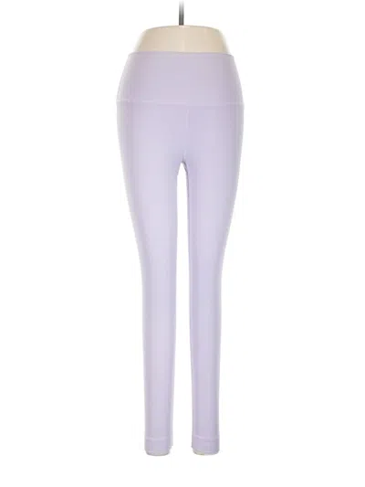 Pre-owned Set Active Yoga Pants In Purple