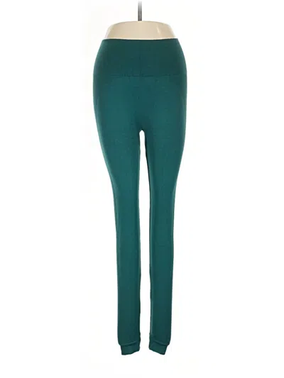 Pre-owned Set Active Yoga Pants In Teal