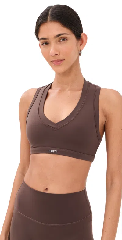 Set Airluxe Breathe La Bralette Terrain In Brown