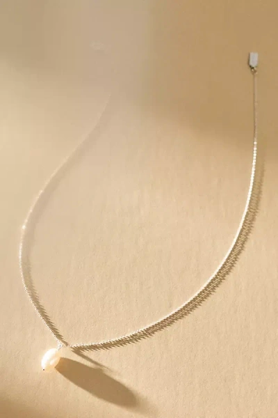 Set & Stones Adelle Pearl Pendant Necklace In Red