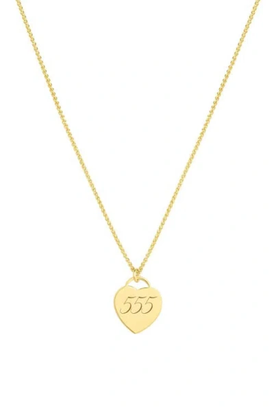 Set & Stones Alice Angel Numbers Necklace In Gold