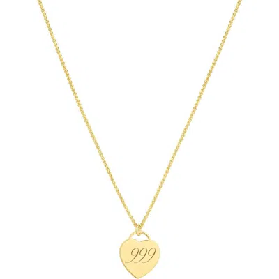 Set & Stones Alice Angel Numbers Necklace In Gold