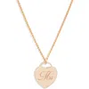 Set & Stones Alice Mrs Pendant Necklace In Gold