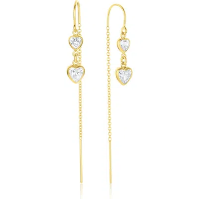 Set & Stones Amy Heart Threaders In Gold