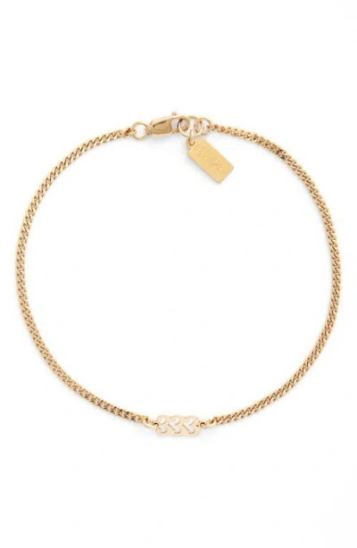 Set & Stones Angel Numbers Bracelet In Gold/333