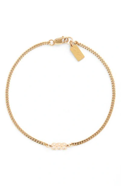 Set & Stones Angel Numbers Bracelet In Gold/888
