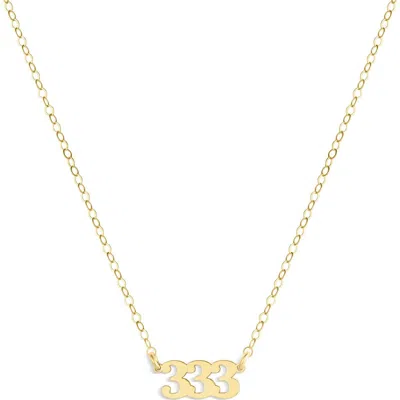 Set & Stones Angel Numbers Necklace In Purple