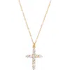 Set & Stones Asher Cross Necklace In Gold
