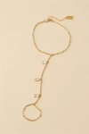 Set & Stones Aspen Hand Chain In Gold