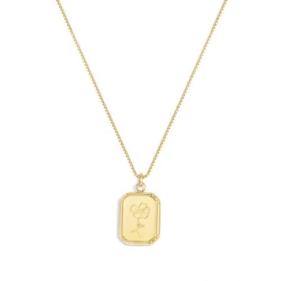 Set & Stones Audrey Birth Flower Necklace