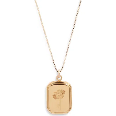 Set & Stones Audrey Birth Flower Pendant Necklace
