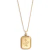 Set & Stones Audrey Birth Flower Pendant Necklace