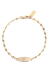 Set & Stones Bank Initial Bracelet